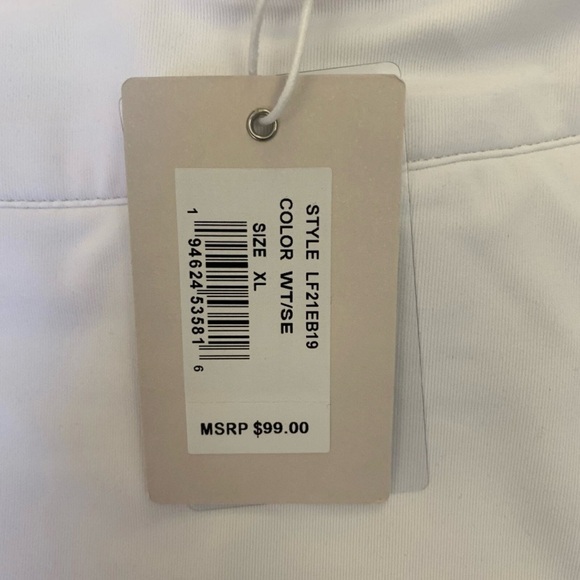 NWT $99 Peter Millar Womens White Blue Golf Laura Wrap Skort Pockets Size L - Picture 12 of 12